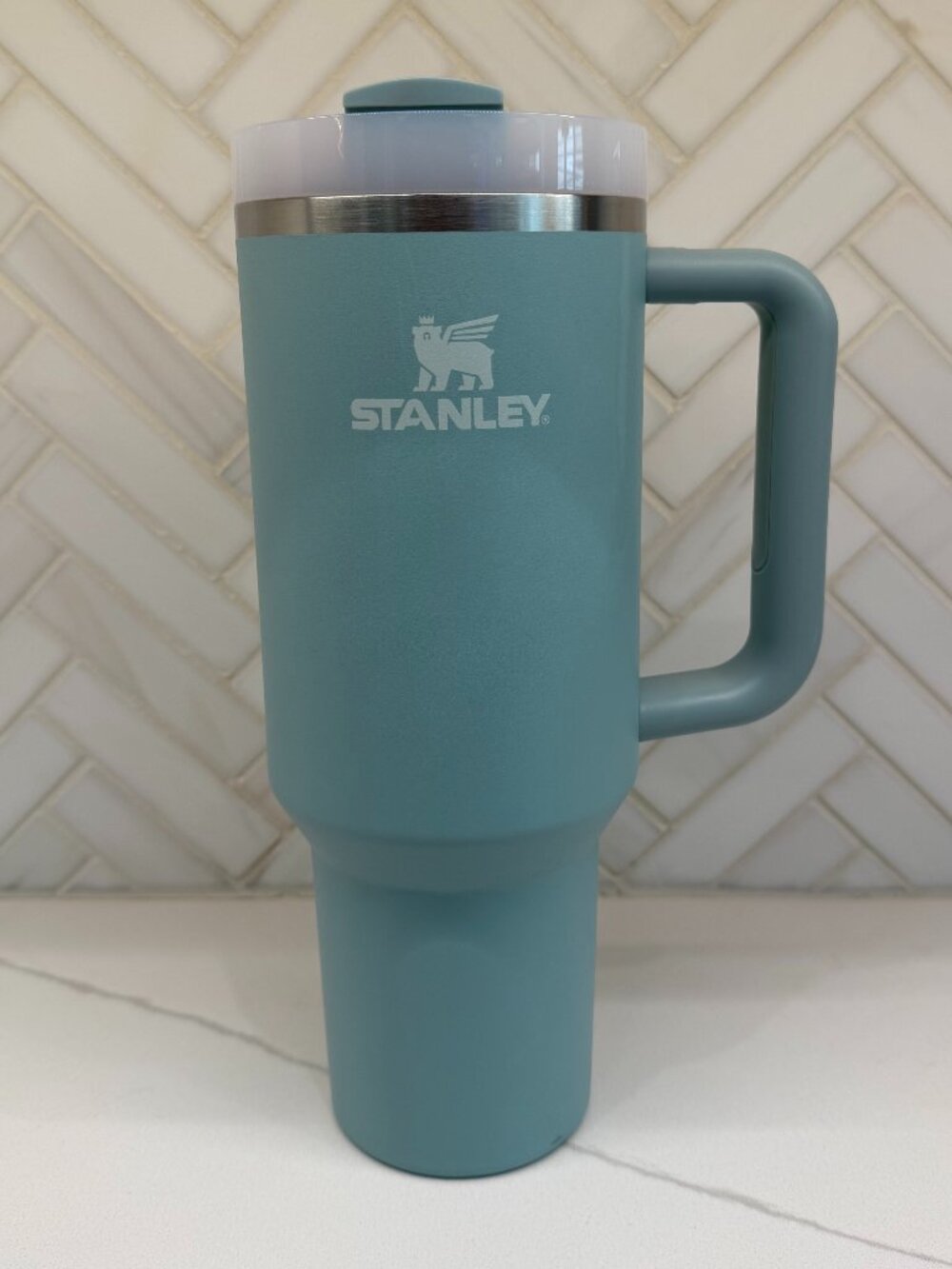 Stanley Quencher 40 oz Light Blue Insulated Tumbler